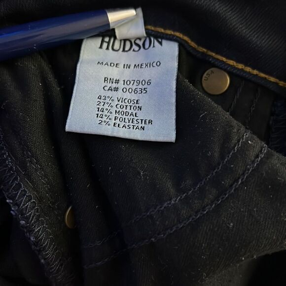 Hudson Blue Mid Rise Ankle Skinny Jeans Women's Size 26 - Picture 6 of 8